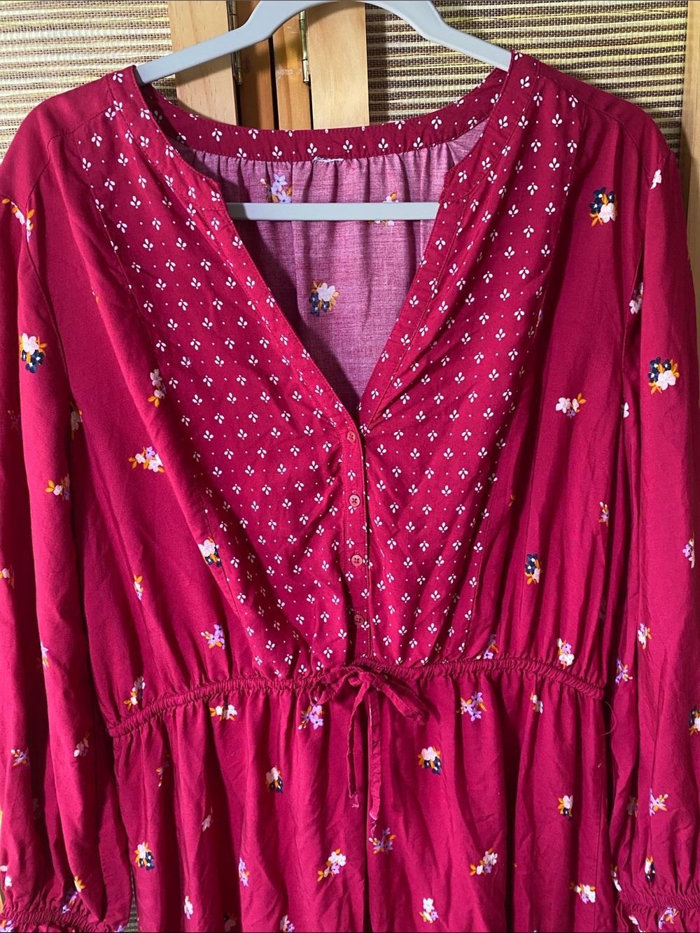 Ruffled Peasant Dress